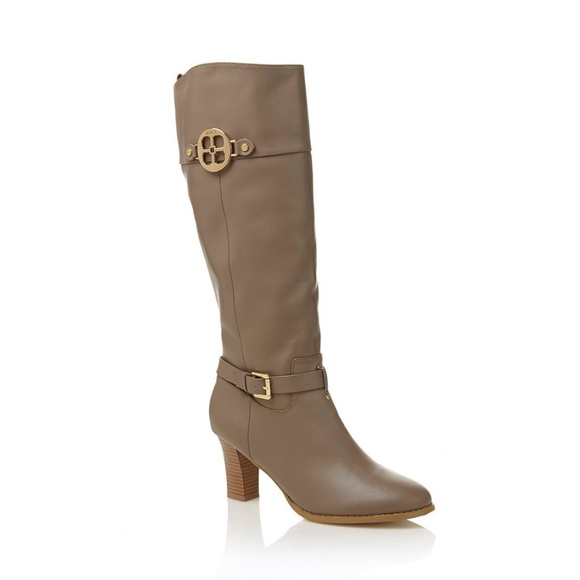 IMAN Platinum Rock the Runway Icon Leather T Boots - Picture 1 of 2